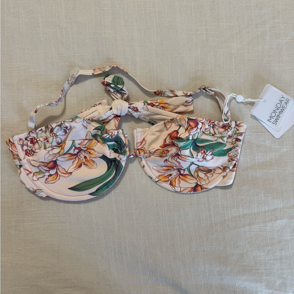 Floral Bikini Top and Bottom by Monday Swimwear